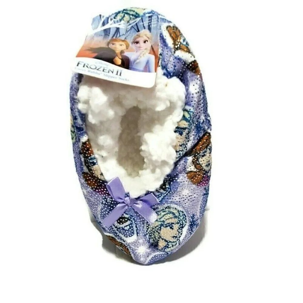Disney Frozen II Slipper Socks Fuzzy Child S/M‎